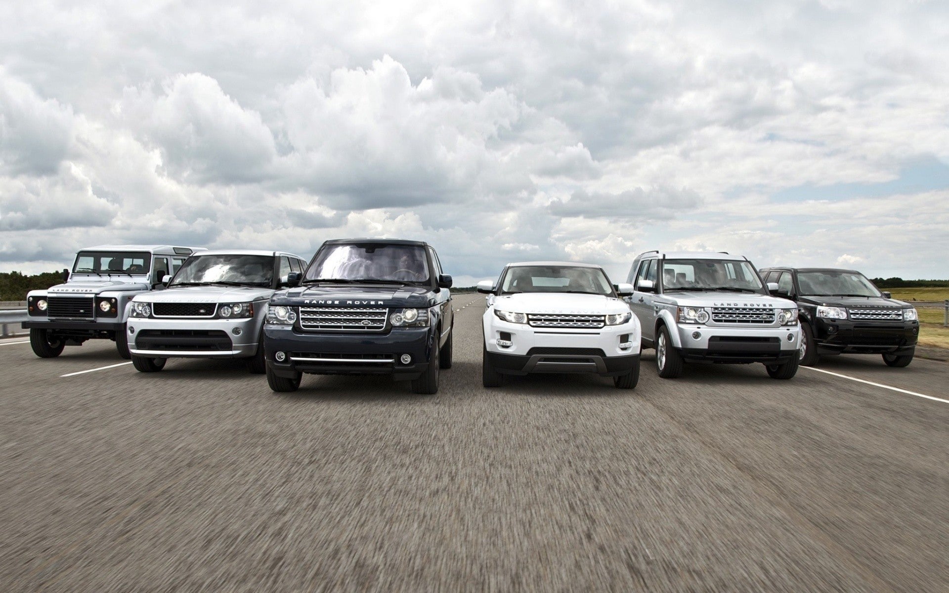 A group of Land Rovers, Santa Monica SUVs' specialty